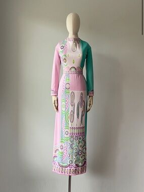 1970s Paganne Dress